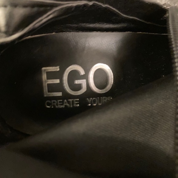 EGO Thigh High Satin Stiletto Boots - Picture 7 of 7